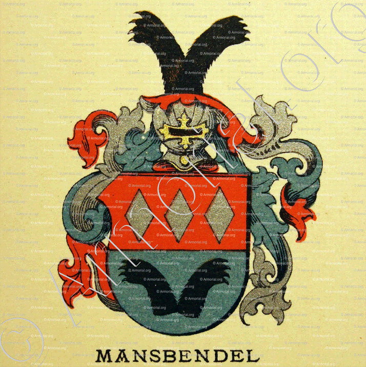 MANSBENDEL_Wappenbuch der Stadt Basel . B.Meyer Knaus 1880_Schweiz 
