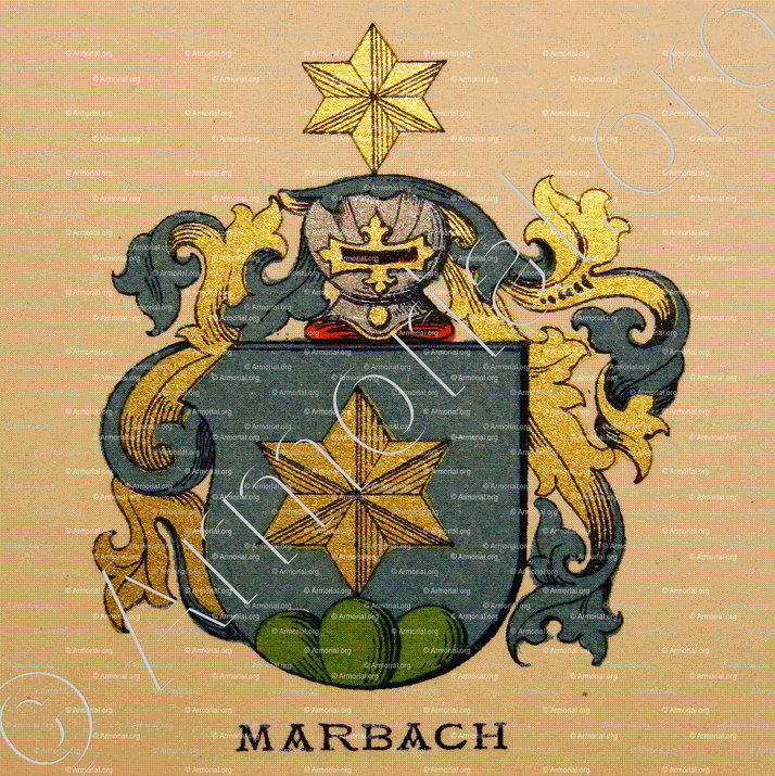 MARBACH_Wappenbuch der Stadt Basel . B.Meyer Knaus 1880_Schweiz 