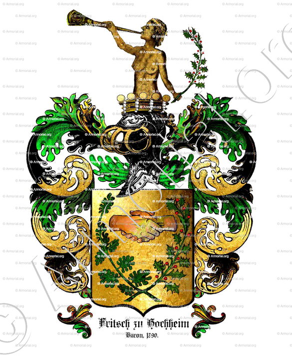 von FRITSCH zu HORCHHEIM_Erzstift und Kurfürstentum Trier, Baron 1790_Heiliges Römisches Reich