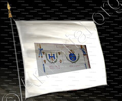drapeau-LOUIS XIV_Armorial Nice. (J. Casal, 1903) (Bibl. mun. de Nice)._France (i)