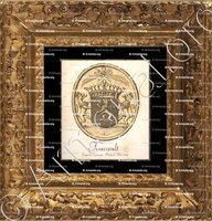 cadre-ancien-or-FOUCAULT_Guyenne, Gascogne, Périgord, Paris 1698._France