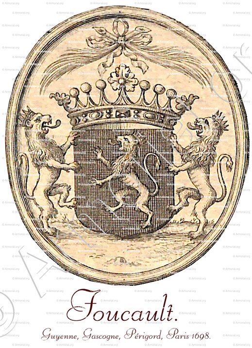 FOUCAULT_Guyenne, Gascogne, Périgord, Paris 1698._France