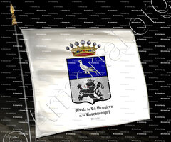 drapeau-MERLE de LA BRUGIÈRE et de  LAVEAUCOUPET_Marche_France (1)