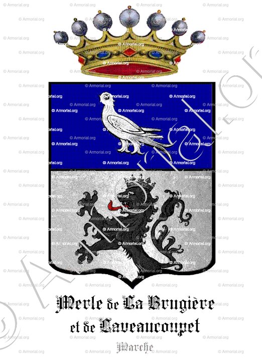 MERLE de LA BRUGIÈRE et de  LAVEAUCOUPET_Marche_France (1)