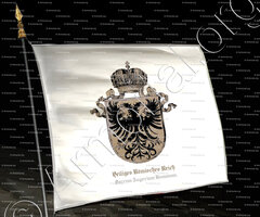 drapeau-HEILIGES RÖMISCHES REICH_Sacrum Imperium Romanum._Deutschland
