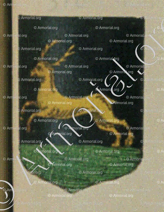 CORRE_Blason enregistré sous le règne de Louis XIV_France