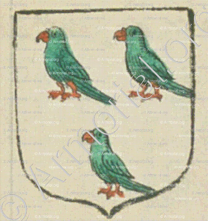 GAILLARDON (La Rochelle)_Blason enregistré sous le règne de Louis XIV._France