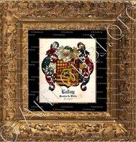 cadre-ancien-or-LABAY Comtes de VIELLA_Armagnac_France