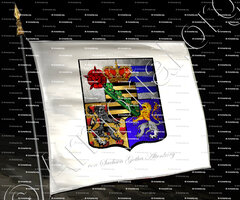 drapeau-von SACHSEN GOTHA ALTENBURG_Thüringen_Deutschland  (i)