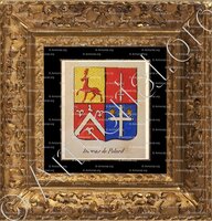 cadre-ancien-or-DUMAS DE POLARD_Noblesse d'Empire._France