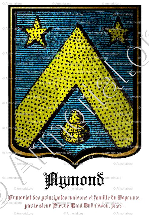 AYMOND_Armorial des principales maisons et familles du Royaume, par le sieur Pierre-Paul Dubuisson, 1757._France Europe