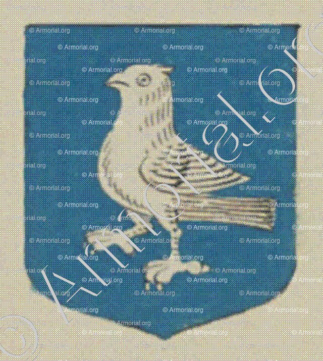 COULOM_Blason enregistré sous le règne de Louis XIV_France