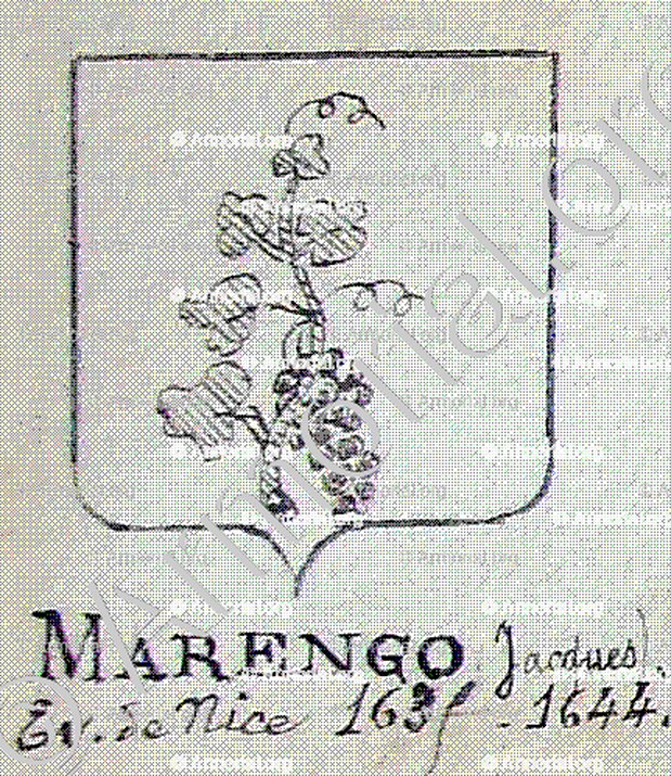 MARENGO_Armorial Nice. (J. Casal, 1903) (Bibl. mun. de Nice)._France (i)