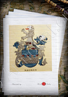 velin-d-Arches-MAURER_Wappenbuch der Stadt Basel . B.Meyer Knaus 1880_Schweiz 