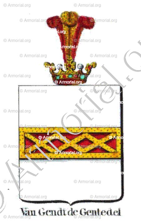 VAN GENDT DE GENTEDEL_Armorial royal des Pays-Bas_Europe