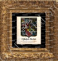 cadre-ancien-or-d'ANHALT-ZERBST_Armorial des principales maisons et familles du Royaume, par le sieur Pierre-Paul Dubuisson, 1757._France, Europe. ()