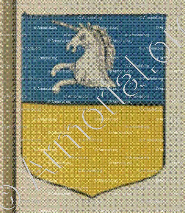 La Seigneurie de Mittelhaubergen (Mittelhausebergen) et Moudolsheim (Mundolsheim) (Alsace)_Blason enregistré sous le règne de Louis XIV_France 