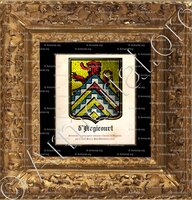 cadre-ancien-or-d'ARGICOURT_Armorial des principales maisons et familles du Royaume, par le sieur Pierre-Paul Dubuisson, 1757._France, Europe ()