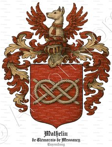 MATHELIN de Clémarais, de Messancy.