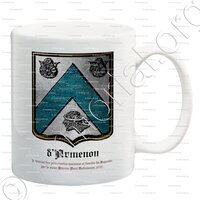 mug-d'ARMENOU_Armorial des principales maisons et familles du Royaume, par le sieur Pierre-Paul Dubuisson, 1757._France, Europe ()