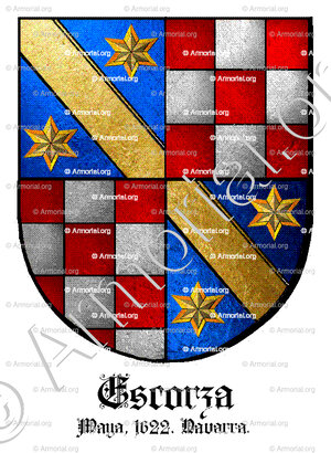 ESCORZA - Maya, 1622. Navarra. - España (i)