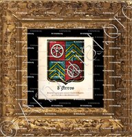 cadre-ancien-or-d'ARROS_Armorial des principales maisons et familles du Royaume, par le sieur Pierre-Paul Dubuisson, 1757._France, Europe ()