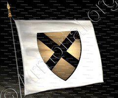 drapeau-MARTIN du FRESNOY_Ancien Duché de Savoie_États de Savoie