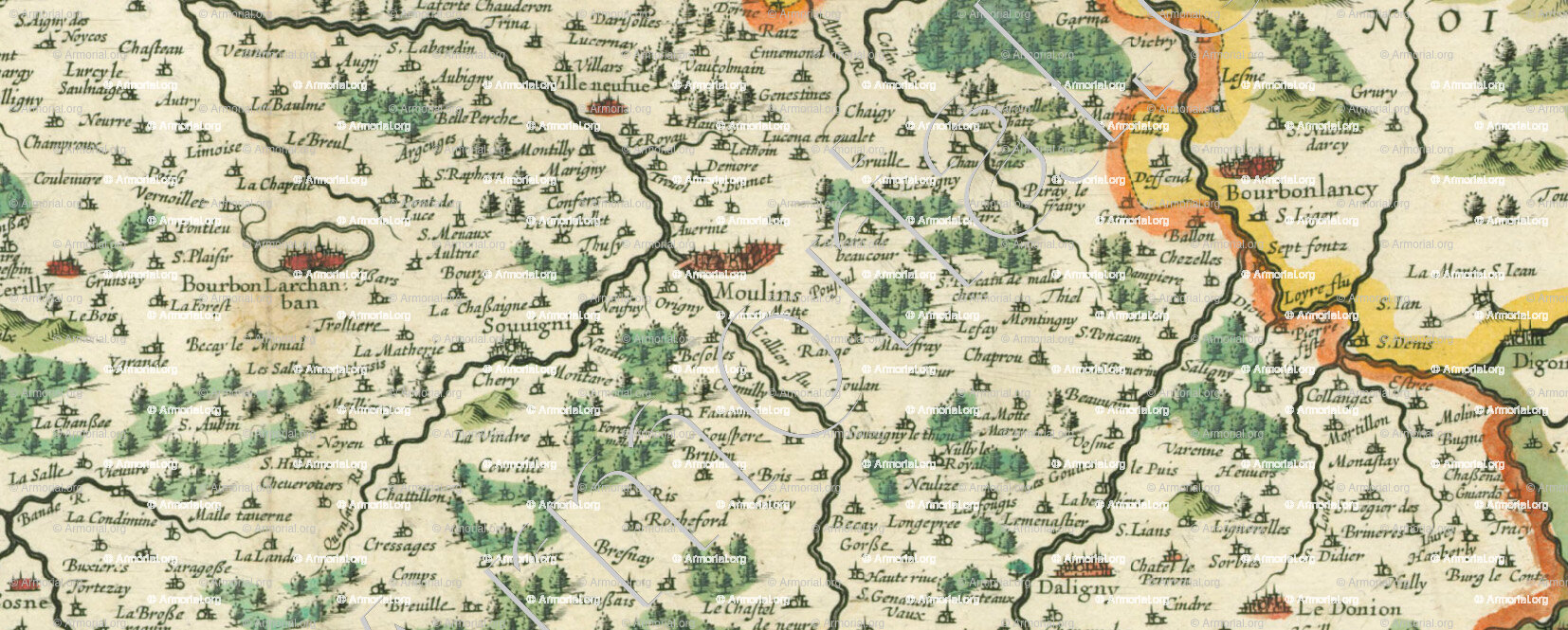 BOURBONNAIS (carte 1631)