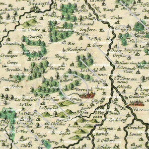 BOURBONNAIS (carte 1631)_Bourbonois. Borbonium Ducatus - 1631_France (6)
