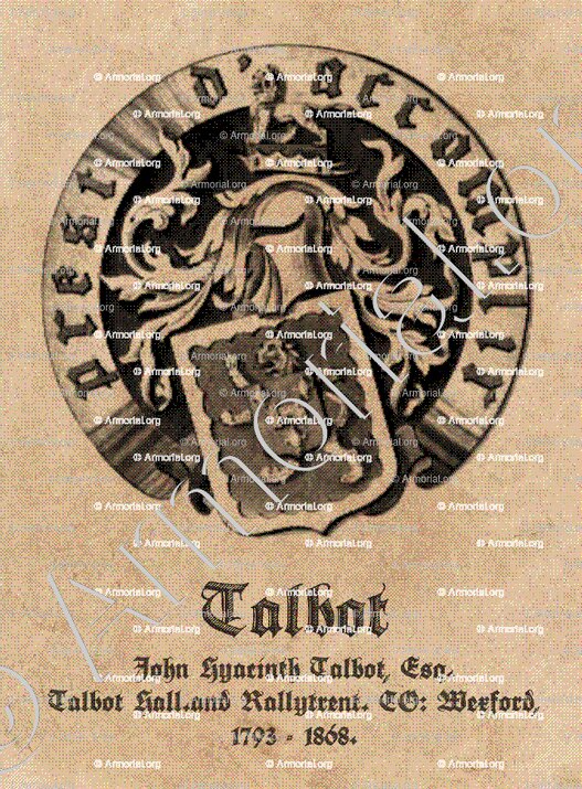 TABOT_John Hyacinth Talbot, Esq._England