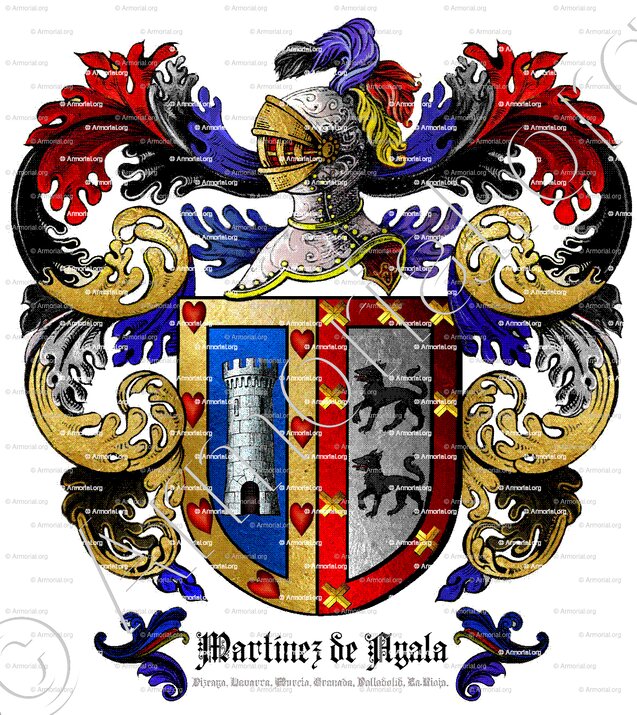MARTINEZ de AYALA_Vizcaya, Navarra, Murcia, Granada, Valladolid, La Rioja._España ()