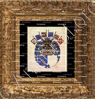 cadre-ancien-or-d'ALICHAMP_Champagne, seigneur de Breil, de Flaméricourt, d'Espagne._France Espagne