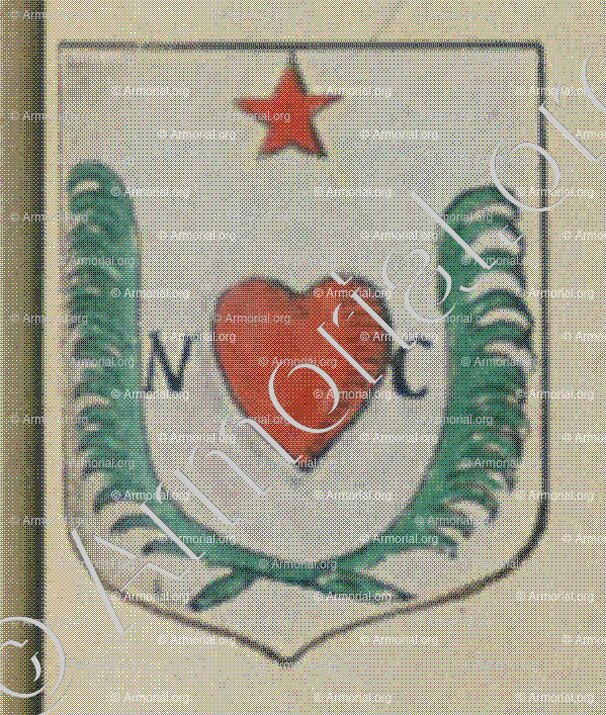 CRAUSSE_Blason enregistré sous le règne de Louis XIV_France