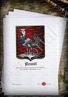 velin-d-Arches-ACCAULT_Armorial des principales maisons et familles du Royaume, par le sieur Pierre-Paul Dubuisson, 1757._France, Europe. (++)