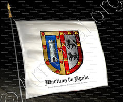 drapeau-MARTINEZ de AYALA_Vizcaya, Navarra, Murcia, Granada, Valladolid, La Rioja._España