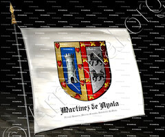 drapeau-MARTINEZ de AYALA_Vizcaya, Navarra, Murcia, Granada, Valladolid, La Rioja._España