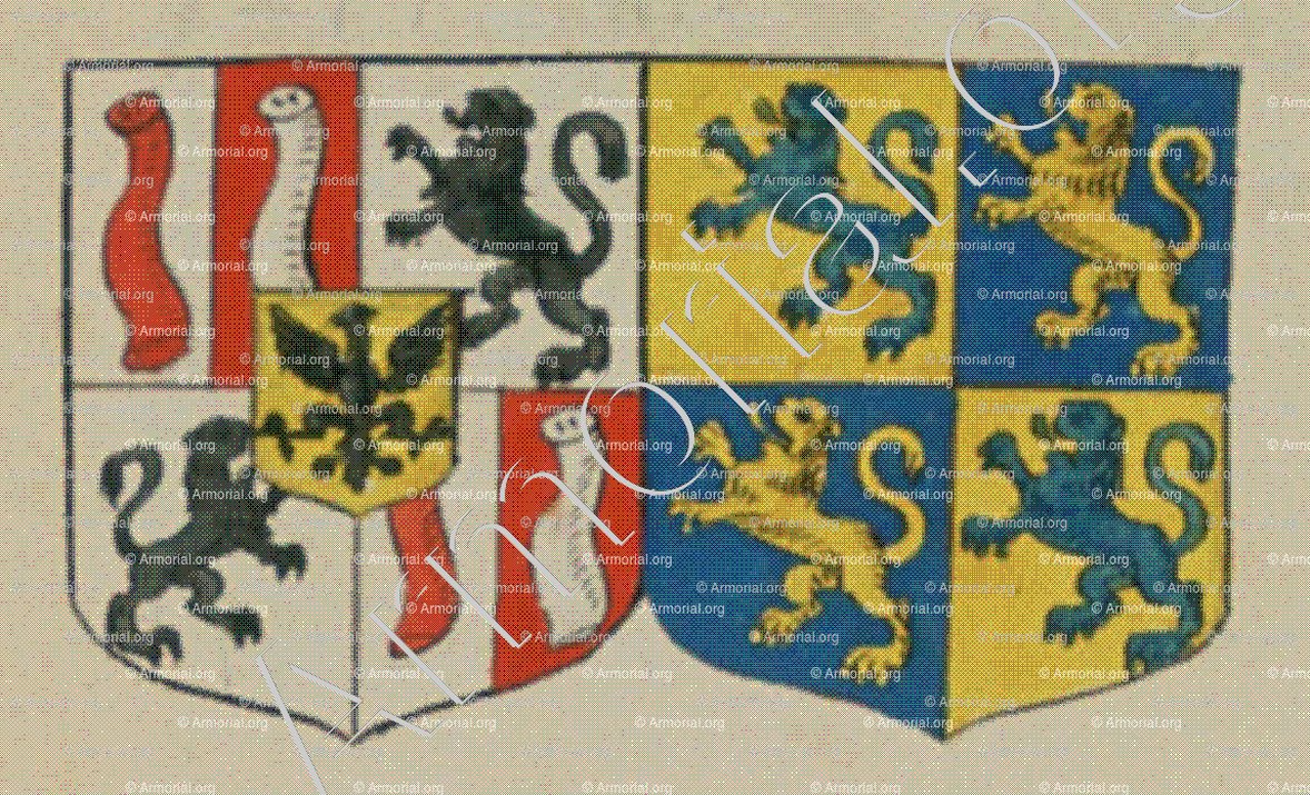 La Seigneurie de Scheffelzheim et Dachenheim (Achenheim) (Alsace)_Blason enregistré sous le règne de Louis XIV_France 