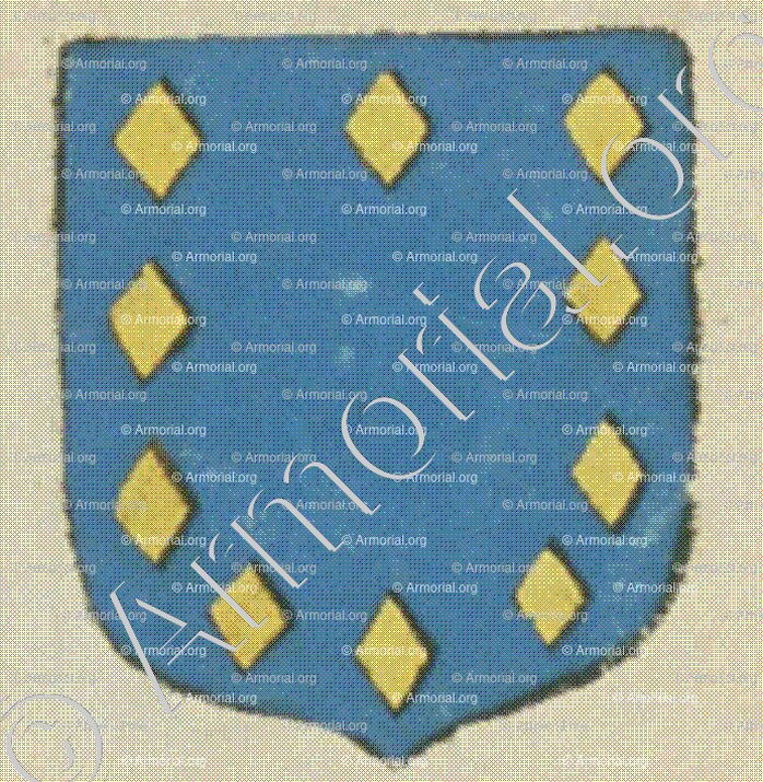 GAUDIN (La Rochelle)_Blason enregistré sous le règne de Louis XIV._France