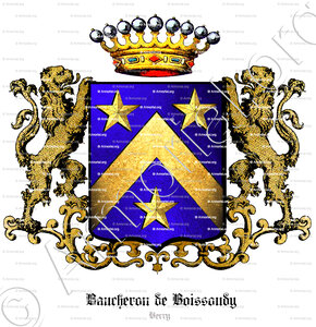 BAUCHERON de BOISSOUDY