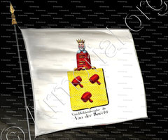 drapeau-VAN HULDENBERGHE dit VAN DER BORCHT_Armorial royal des Pays-Bas_Europe