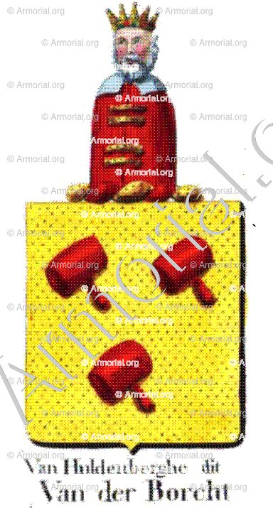 VAN HULDENBERGHE dit VAN DER BORCHT_Armorial royal des Pays-Bas_Europe