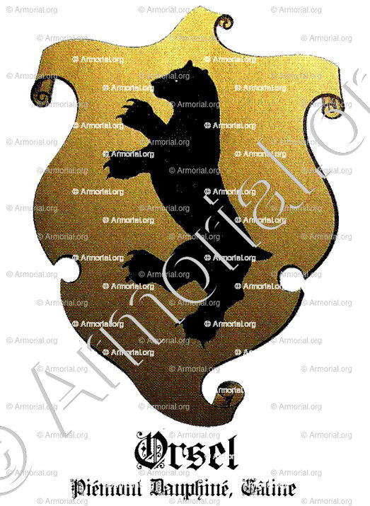 ORSEL_Piemont, Dauphiné, Gâtine_Italia France