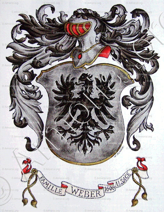 WEBER_Alsace, 1696 (Armorial Daniel Sandoz, 1996)._France