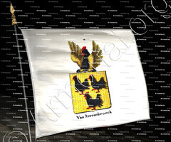drapeau-VAN KERRENBROECK_Armorial royal des Pays-Bas_Europe
