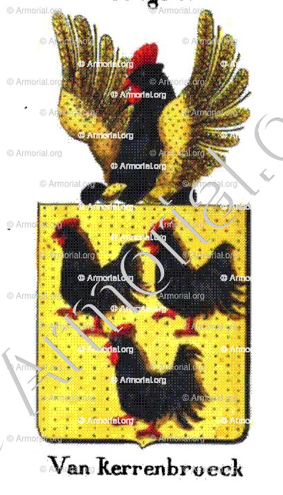 VAN KERRENBROECK_Armorial royal des Pays-Bas_Europe