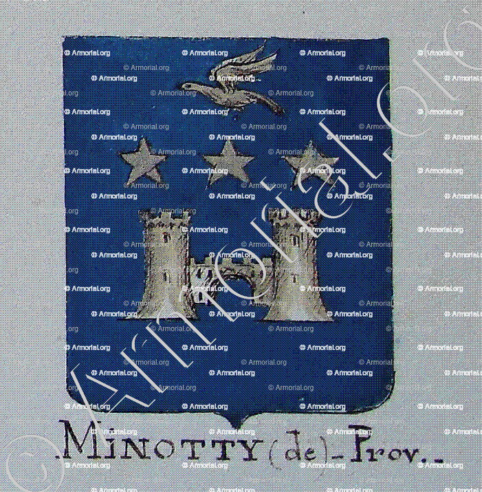 MINOTTY_Armorial Nice. (J. Casal, 1903) (Bibl. mun. de Nice)._France (i)
