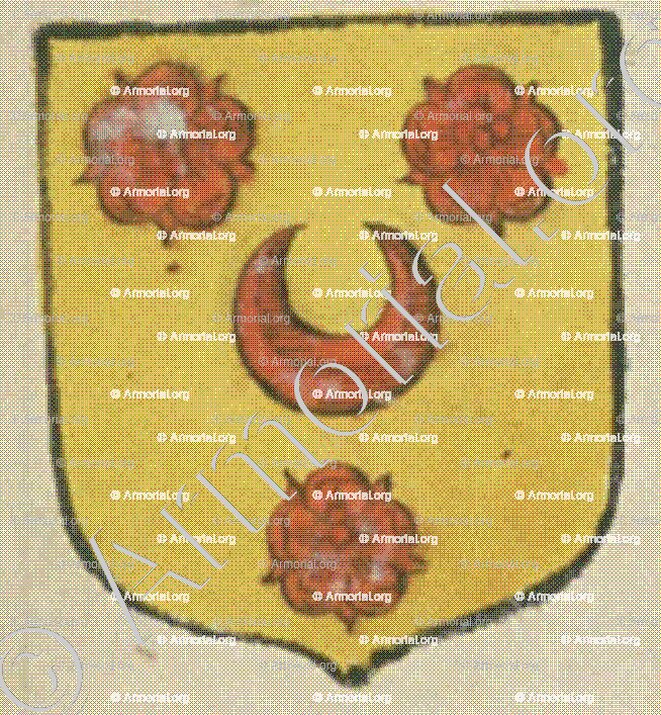 GENDREAU (La Rochelle)_Blason enregistré sous le règne de Louis XIV._France