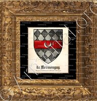 cadre-ancien-or-de KERMENGUY_Seigneur du Rosland en Trégor. Bretagne._France