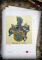 velin-d-Arches-MEYER zum PFEIL_Wappenbuch der Stadt Basel . B.Meyer Knaus 1880_Schweiz 