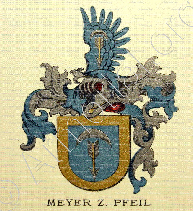 MEYER zum PFEIL_Wappenbuch der Stadt Basel . B.Meyer Knaus 1880_Schweiz 